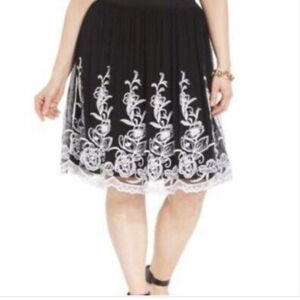 Alfani sheer lace skirt